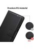 Samsung Galaxy A6 Plus (2018) Vegan PU Leather Flip Book Style Wallet Case Cover